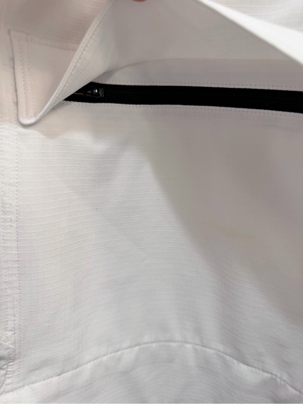 Athleta White Ripstop Half-Zip Pullover Anorak Jacket Quarter Zip Windbreaker S - Picture 8 of 11